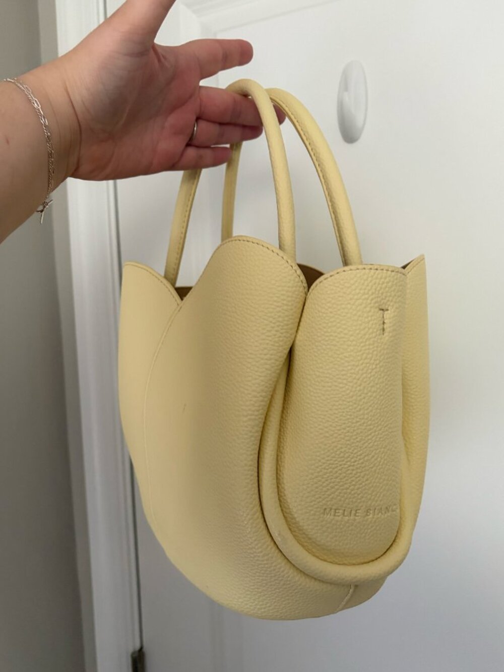 Melie Bianco Tulip Top-Handle Crossbody Tote Bag - Picture 2 of 7